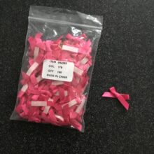 100 kleefstrikjes fuchsia